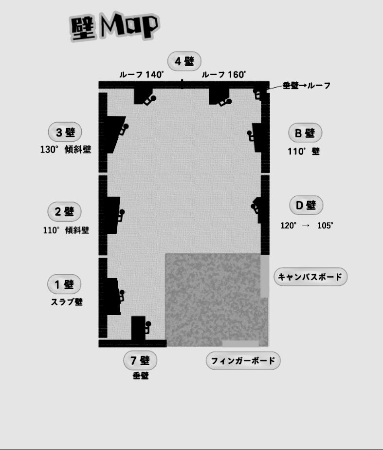 ボルダリング壁
